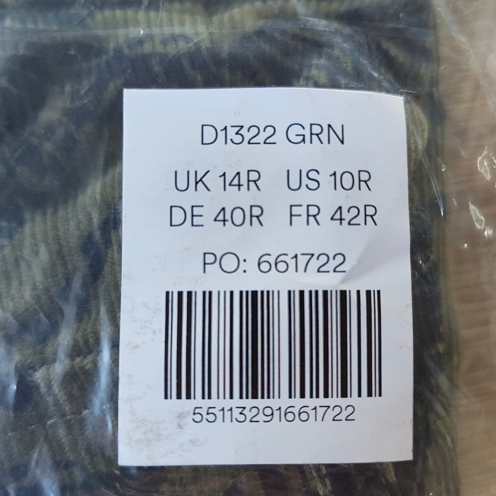 Boden Amanda Cord Short Dress Woodland Green, Leaping Tiger US 10R New With Tags - Picture 5 of 5